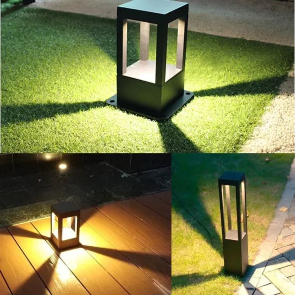 Modern LED Waterproof Lawn Lamp Aluminum Outdoor Landscape Lighting Quare Street Light for Garden Courtyard Villa Decoration - Image 4