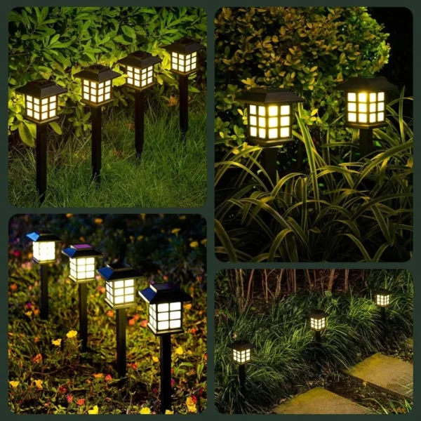 Solar Outdoor Lights Waterproof Long-Lasting LED Landscape Lighting Garden Lights for Walkway Path Driveway Patio Yard Lawn - Image 6