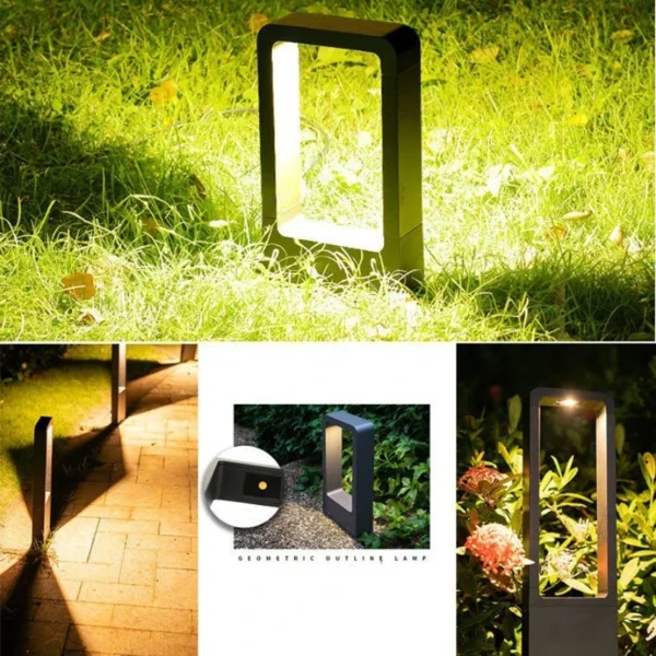 Modern LED Waterproof Lawn Lamp Aluminum Outdoor Landscape Lighting Quare Street Light for Garden Courtyard Villa Decoration - Image 5